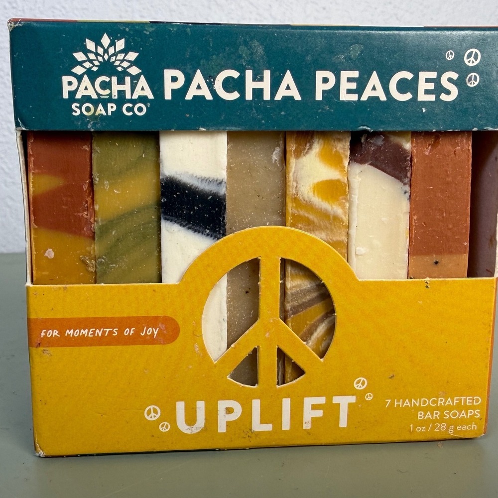 Pacha Soap Co Pacha Peaces Uplift 7oz Multicolor Good Handcrafted Bar Soap Set